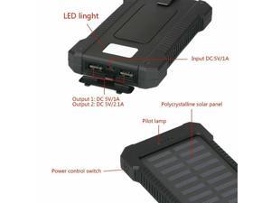900000mAh Huge Capacity Solar Portable Power Bank 2USB External Battery Charger 900000mAh Huge Capacity Solar Portable Power Bank 2USB External Battery Charger
