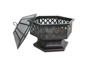 Outdoor Fire Pit Backyard Fireplace Campfire Po Wood Burning Hex Shaped Bowl Outdoor Fire Pit Backyard Fireplace Campfire Po Wood Burning Hex Shaped Bowl