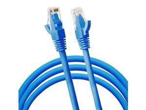 New Cat 6 CAT6 16ft Cord Cable 500mhz Ethernet Internet Network LAN RJ45 BlUE
