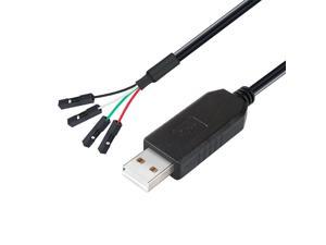 USB to TTL Serial Cable 3.3V TX RX 4 Pin Female Socket PL2303 Prolific Adapter