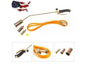 Propane Torch w/3 Nozzles + 79" Hose| Lawn Landscape Weed Burner Ice Snow Melter Propane Torch w/3 Nozzles + 79" Hose| Lawn Landscape Weed Burner Ice Snow Melter
