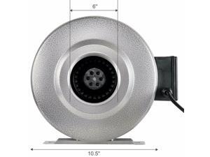Inline Duct Ventilon Fan HVAC Exhaust Blower HIGH CFM for Grow Tent Inline Duct Ventilon Fan HVAC Exhaust Blower HIGH CFM for Grow Tent
