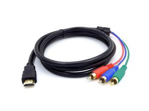 HDMI Male to 3 RCA Video Audio AV Cable Adapter Component For 1080P HDTV DVD HDMI Male to 3 RCA Video Audio AV Cable Adapter Component For 1080P HDTV DVD