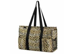 Women Lightweight All Purpose Utility Tote Carry Travel Bag Leopard Print Women Lightweight All Purpose Utility Tote Carry Travel Bag Leopard Print