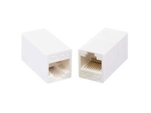 NavePoint CAT5e Keystone Coupler with PCB White