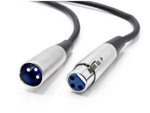 THE CIMPLE CO - XLR Male to XLR Female Microphone Extension Cable - 6mm Cable with 3P - 3 Pin Connector - For Mixers, Mic, Audio Consoles - Balanced Cable - 28 AWG - 100 Feet, 3 Pack THE CIMPLE CO - XLR Male to XLR Female Microphone Extension Cable - 6mm Cable with 3P - 3 Pin Connector - For Mixers, Mic, Audio Consoles - Balanced Cable - 28 AWG - 100 Feet, 3 Pack