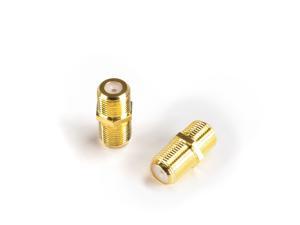 THE CIMPLE CO - Gold Cable Extension Coupler | 4 Pack | Connects Two Coaxial Video Cables, for Coax F81 (female to female) | High Quality 3GHz Satellite, Cable TV, and Cable Internet Rated THE CIMPLE CO - Gold Cable Extension Coupler | 4 Pack | Connects Two Coaxial Video Cables, for Coax F81 (female to female) | High Quality 3GHz Satellite, Cable TV, and Cable Internet Rated