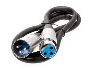 THE CIMPLE CO - XLR Male to XLR Female Microphone Extension Cable - 6mm Cable with 3P - 3 Pin Connector - For Mixers, Mic, Audio Consoles - Balanced Cable - 28 AWG - 3 Feet THE CIMPLE CO - XLR Male to XLR Female Microphone Extension Cable - 6mm Cable with 3P - 3 Pin Connector - For Mixers, Mic, Audio Consoles - Balanced Cable - 28 AWG - 3 Feet