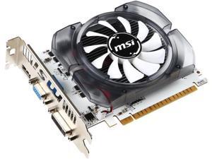 MSI GeForce GT 730 DirectX 12 N730-2GD3V3 2GB 128-Bit DDR3 PCI Express 2.0 x16 HDCP Ready ATX Video Card MSI GeForce GT 730 DirectX 12 N730-2GD3V3 2GB 128-Bit DDR3 PCI Express 2.0 x16 HDCP Ready ATX Video Card