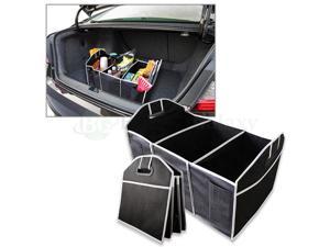 Autoark Multipurpose Car SUV Trunk Organizer with Removable Insulation Leakproof Cooler Bag,Durable Collapsible Adjustable Compartments Cargo Storage,AK-135 