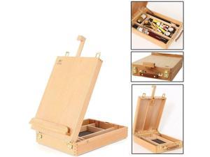 French Easel Artist Wooden Table Top Desk Sketch Case Floor Easel Art Painters