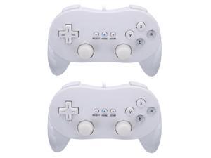 2Pack Pro Classic Gamepad Controller Console Joypad For  Wii Classic