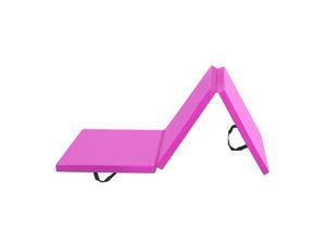 Foldable 6'x4'x2" Gymnastics Mat Yoga Fitness Play Tumbling Stretching Aerobics