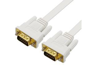 25ft VGA to VGA Cable Male to Male 15 Pin Computer Monitor Cord 25 ft SVGA Wire
