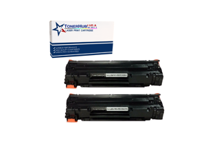 TONERHUBUSA Compatible Toner Cartridge Replacement for HP CE285A 85A CE285 Laserjet Pro P1102W M1212nf M1217nfw P1100 M1210 (Black, 2Pack)