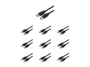 Buyer's Point SuperSpeed USB 3.0 (USB to USB Cable Male to Male) Type A/Type A Cable Cord for Data Transfer Hard Drive Enclosures, Printers, Modems, Cameras, Flash Drives, Thumb(6ft) Pack of 10 Black Buyer's Point SuperSpeed USB 3.0 (USB to USB Cable Male to Male) Type A/Type A Cable Cord for Data Transfer Hard Drive Enclosures, Printers, Modems, Cameras, Flash Drives, Thumb(6ft) Pack of 10 Black