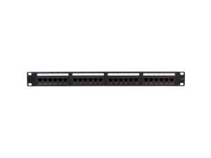 Buyer's Point 24 Port Cat6 RJ45 Patch Panel Rackmount or Wallmount with Punch Down Tool and Cable Management System , Server, Compatible with Cat 3/4/5/5e/6