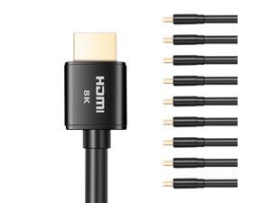 Buyers Point Ultra High Speed HDMI 21 Cable CL3 Rated Dynamic HDR 18M6ft 8K 120Hz 48Gbps Dolby Vision eARC Compatible with Apple TV Nintendo Switch Roku Xbox PS4 Pack of 10 Black