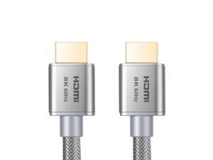 Buyers Point Ultra High Speed HDMI 21 Cable Dynamic HDR 18M 6ft 8K 120Hz 48Gbps Dolby Vision eARC Compatible with Apple TV Nintendo Switch Roku Xbox PS4 Projector Pack of 2 Gray