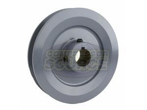5" Cast Iron 7/8" Shaft Pulley Sheave Single 1 Groove V Style B Belt 5L BK52 5" Cast Iron 7/8" Shaft Pulley Sheave Single 1 Groove V Style B Belt 5L BK52