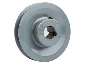 3.5" Cast Iron 3/4" Shaft Pulley Sheave Single 1 Groove V Style A Belt 4L New 3.5" Cast Iron 3/4" Shaft Pulley Sheave Single 1 Groove V Style A Belt 4L New