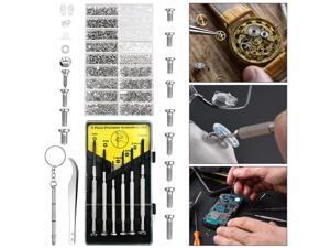 Eyeglass Screws Nut +Nose Pads Screwdriver Watch Glasses Optical Repair Tool Kit Eyeglass Screws Nut +Nose Pads Screwdriver Watch Glasses Optical Repair Tool Kit