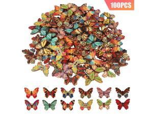 LOT Wood Butterfly Handmade 2 Holes Wooden Buttons DIY Sewing Scrapbooking Craft LOT Wood Butterfly Handmade 2 Holes Wooden Buttons DIY Sewing Scrapbooking Craft