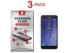 3-Pack Tempered Glass Film Screen Protector For  Galaxy J7 Crown