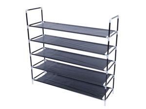 Metal Shoes Rack Stand Storage Organizer Fabric Shelf Holder Stackable Closet US Metal Shoes Rack Stand Storage Organizer Fabric Shelf Holder Stackable Closet US