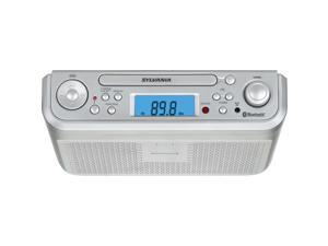 Bluetooth Under-Cabinet CD Player Clock Radio with Aux in - SKCR2713