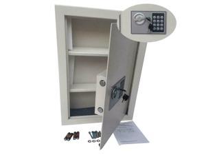 Durable Digital Electronic Wall Safe Box Keypad Security Home Office Gray White Durable Digital Electronic Wall Safe Box Keypad Security Home Office Gray White