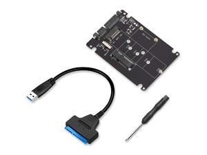 M.2 NGFF or MSATA to SATA 3.0 Adapter USB 3.0 to 2.5 SATA Hard Disk 2 in 1 Converter Reader with Cable for PC Laptop M.2 NGFF or MSATA to SATA 3.0 Adapter USB 3.0 to 2.5 SATA Hard Disk 2 in 1 Converter Reader with Cable for PC Laptop