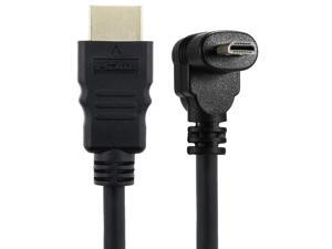 30cm Micro-HDMI Right Angle Male to HDMI Male (90 Degrees) - Supports 4k (Type B) 30cm Micro-HDMI Right Angle Male to HDMI Male (90 Degrees) - Supports 4k (Type B)