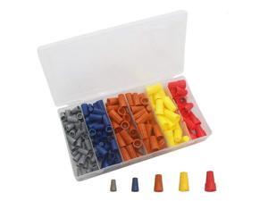 180Pcs Electrical Wire Connectors Screw Terminals, Easy Twist On Connector Kit With Spring Insterted Wire Nuts Cap Co 180Pcs Electrical Wire Connectors Screw Terminals, Easy Twist On Connector Kit With Spring Insterted Wire Nuts Cap Co