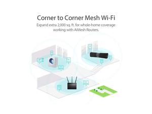Asus RT-AX92U AX6100 Tri-Band Wi-Fi 6 Mesh Router with 802.11Ax, Lifetime Aiprotection Security by Trend Micro, Aimesh Compatible, Adaptive Qos & Parental Control Asus RT-AX92U AX6100 Tri-Band Wi-Fi 6 Mesh Router with 802.11Ax, Lifetime Aiprotection Security by Trend Micro, Aimesh Compatible, Adaptive Qos & Parental Control