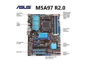 Motherboard ASUS M5A97 R2.0 100% Original Socket AM3+ DDR3 32GB PCI-E2.0 USB2.0 USB3.0 AMD 970 desktop ATX Mainboard