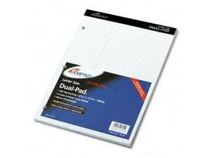 Ampad 20-345 Evidence Dual Ruled Pad- Law Rule- 8-1/2 x 11-3/4- White- 100 Sh... Ampad 20-345 Evidence Dual Ruled Pad- Law Rule- 8-1/2 x 11-3/4- White- 100 Sh...