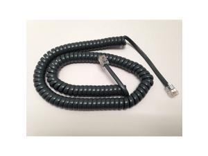 6416D 12 Foot Handset Receiver Phone Cord Avaya Lucent 6408D 6424D+M Gray 