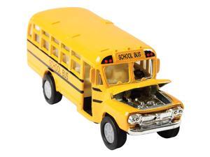US Toy Die Cast Metal Toy School Bus, 5"