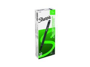 Sharpie Plastic Point Stick Water Resistant Pen, Ink, Fine, Pack of 12, Black (1742663) Sharpie Plastic Point Stick Water Resistant Pen, Ink, Fine, Pack of 12, Black (1742663)