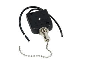 Gardner Bender GSW-35 Electrical All Angle Pull Chain Switch, SPST, ON-OFF, 6 A/125V AC, 6 inch Wire Terminal Gardner Bender GSW-35 Electrical All Angle Pull Chain Switch, SPST, ON-OFF, 6 A/125V AC, 6 inch Wire Terminal