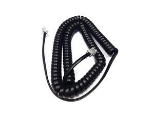 Charcoal Gray 9 Ft Yealink Handset Cord SIP T-Series Phone HNDSTCRD2 Coil Curly 
