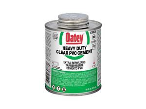 Oatey 30876 Heavy Duty Clear PVC Cement, 16 oz Oatey 30876 Heavy Duty Clear PVC Cement, 16 oz