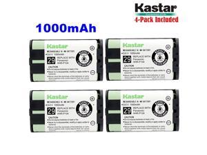 Kastar HHRP104 Battery 4Pack Type 29 NIMH Rechargeable Cordless Telephone Battery 36V 1000mAh Replacement for Panasonic HHRP104 HHRP104A23968 439024 439025 439026 439030 439031KXFG6550
