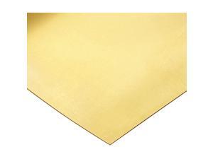 H02 Temper 260 Brass Sheet 6 Width Mill 0.007 Thickness Unpolished Finish ASTM B19/ASTM B36 60 Length 