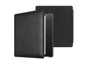 CaseBot Leather Case for Kindle Oasis (10th and 9th Gen, 2019 and 2017 Release) - Slim Fit Protective Cover, Black CaseBot Leather Case for Kindle Oasis (10th and 9th Gen, 2019 and 2017 Release) - Slim Fit Protective Cover, Black