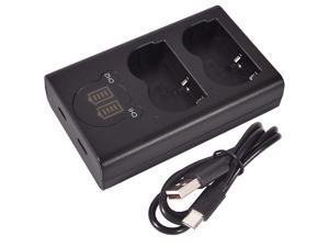 DSTE Replacement for BP-511 Dual LCD Battery Charger Compatible Canon EOS 300D 50D 5D D30 D60 Digital Rebel Kiss DM-MV100X 100Xi 400 430 450 X1i as BP-511A with Type-C and Micro-USB Port DSTE Replacement for BP-511 Dual LCD Battery Charger Compatible Canon EOS 300D 50D 5D D30 D60 Digital Rebel Kiss DM-MV100X 100Xi 400 430 450 X1i as BP-511A with Type-C and Micro-USB Port