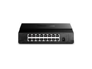 TP-Link 16 Port Fast Ethernet Switch | Desktop or Wall-Mounting | Plastic Case Ethernet Splitter | Unshielded Network Switch | Plug and Play | Fanless Quiet | Unmanaged (TL-SF1016D) TP-Link 16 Port Fast Ethernet Switch | Desktop or Wall-Mounting | Plastic Case Ethernet Splitter | Unshielded Network Switch | Plug and Play | Fanless Quiet | Unmanaged (TL-SF1016D)
