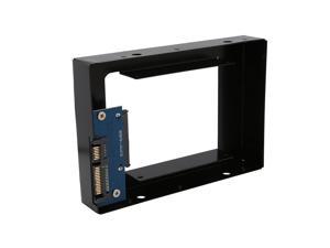 IO Crest IOCrest 2.5" to 3.5" SSD SATA Hard Drive Aluminum Mounting Adapter Converter Kit with SATA Port Components Other SY-ACC25044