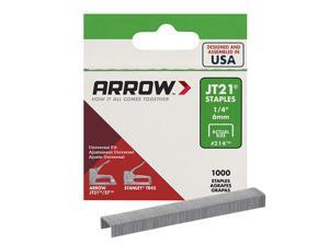Arrow Fastener 214 Genuine JT21 1/4-Inch Staples, 1,000-Staples Arrow Fastener 214 Genuine JT21 1/4-Inch Staples, 1,000-Staples
